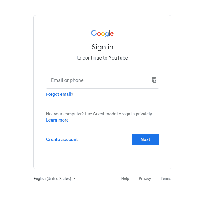 Google Account Sign In Issues